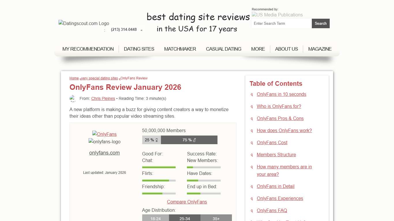 OnlyFans Review January 2026: Just Fakes or Real Dates? - DatingScout