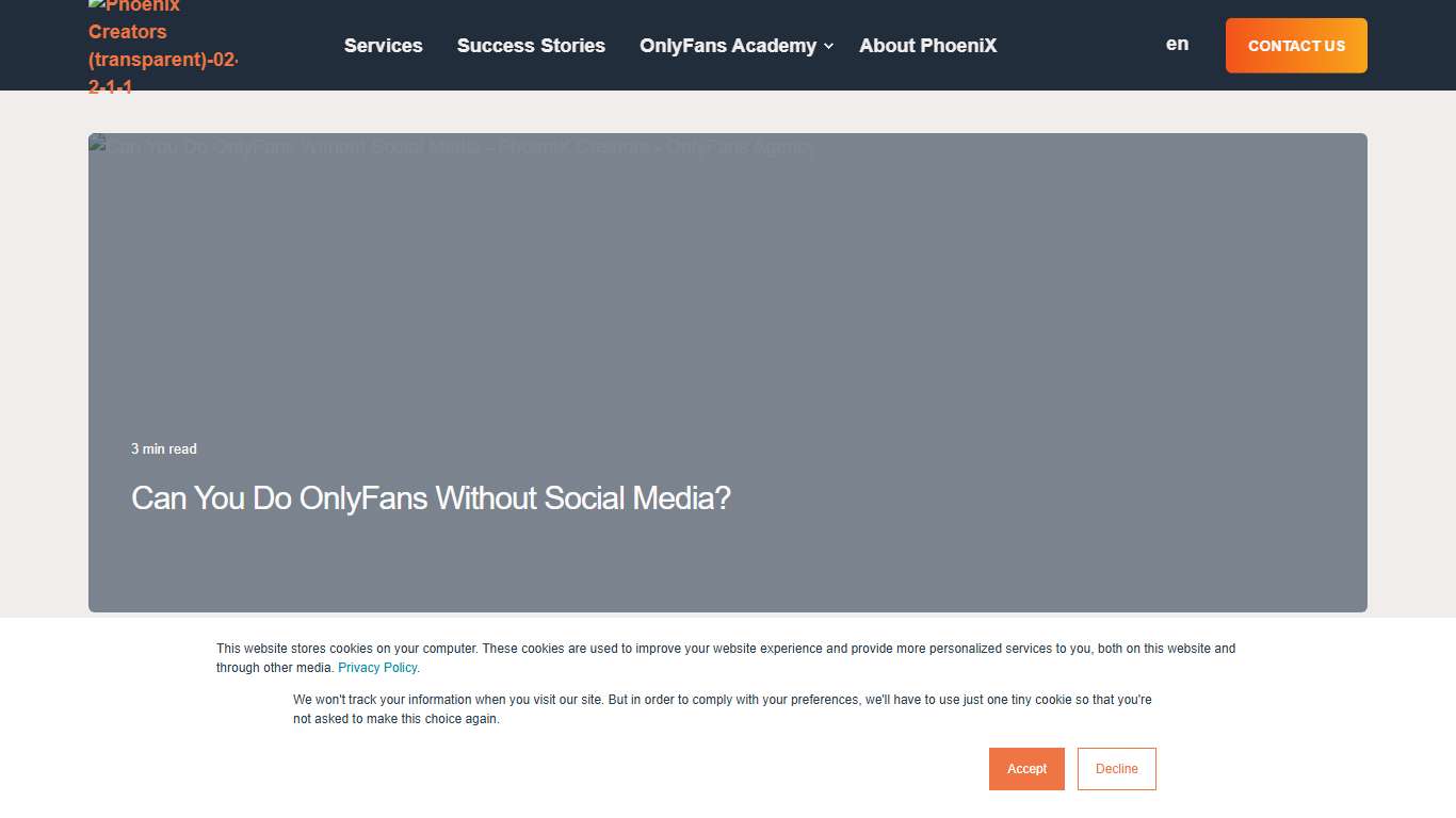 Can You Do OnlyFans Without Social Media?