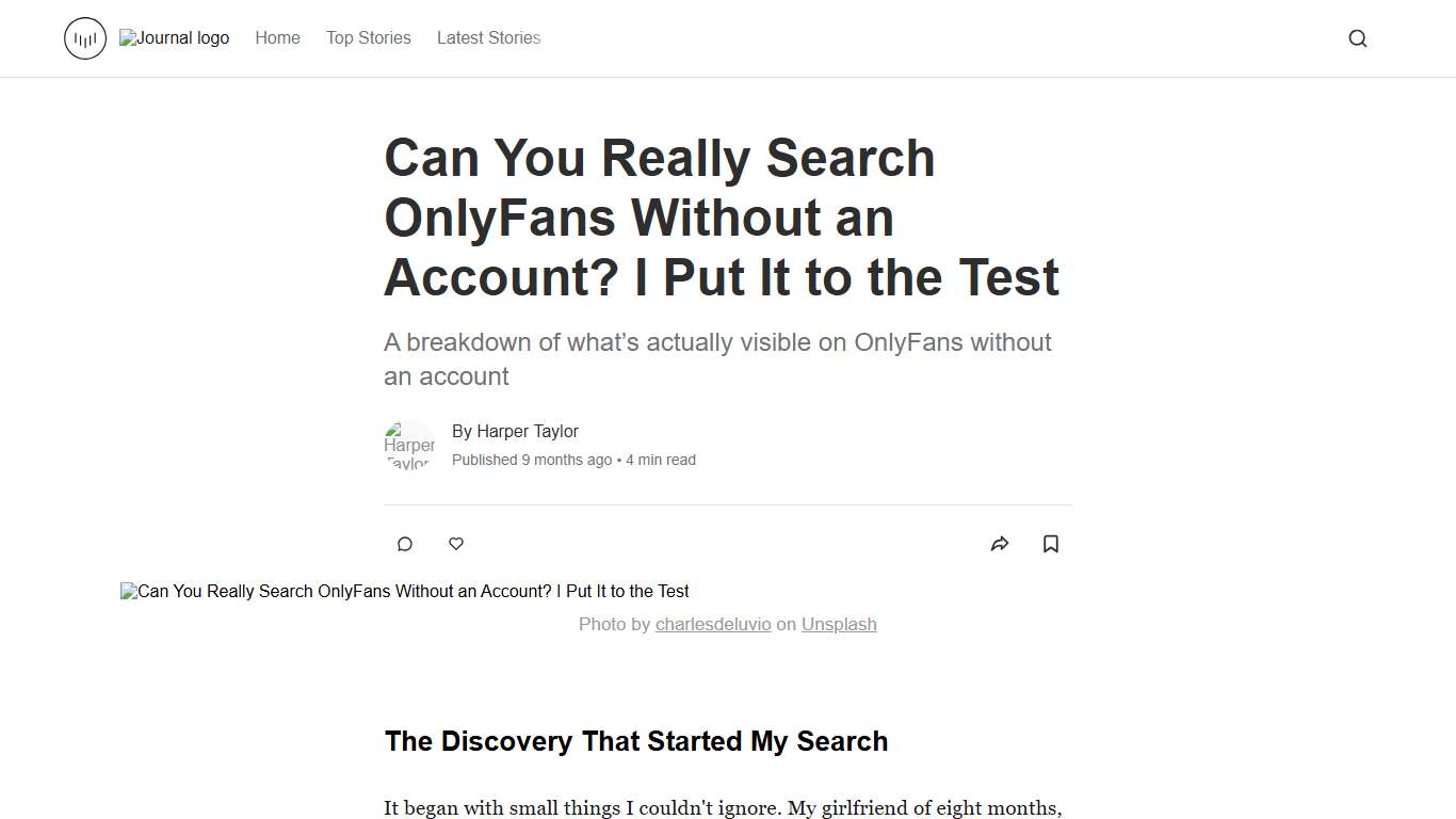 Can You Really Search OnlyFans Without an Account? I Put It to the Test | Journal